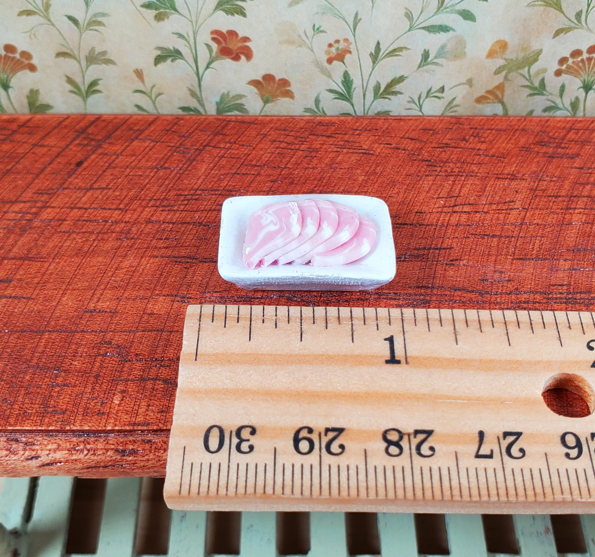 Dollhouse Meat Cuts Wrapped Pork 1:12 Scale Miniature Food Kitchen