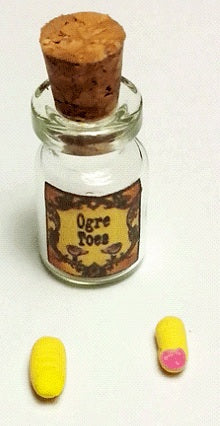 Dollhouse Potion Jar Ogre Toes 1:12 Scale Miniatures
