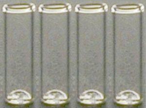 Dollhouse Set of 4 Tall Narrow Glasses 1:12 Scale Miniature Kitchen Dining