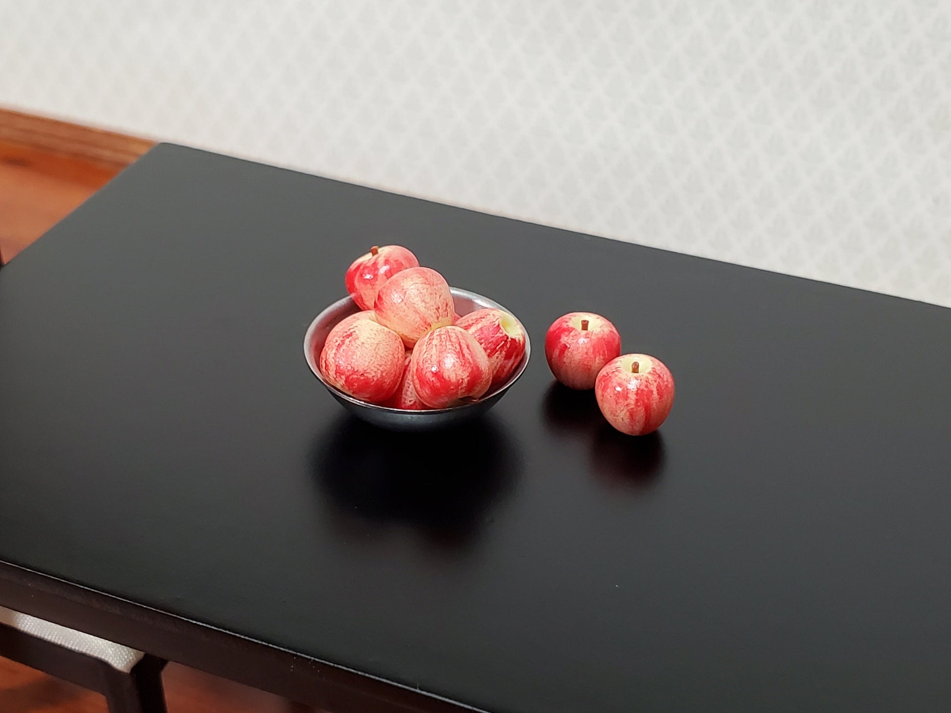 Dollhouse Red Apples Set of 10 1:12 Scale Miniatures Kitchen Food Groceries