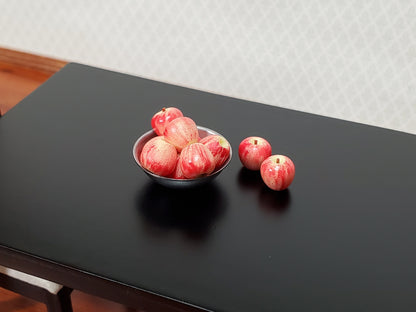 Dollhouse Red Apples Set of 10 1:12 Scale Miniatures Kitchen Food Groceries