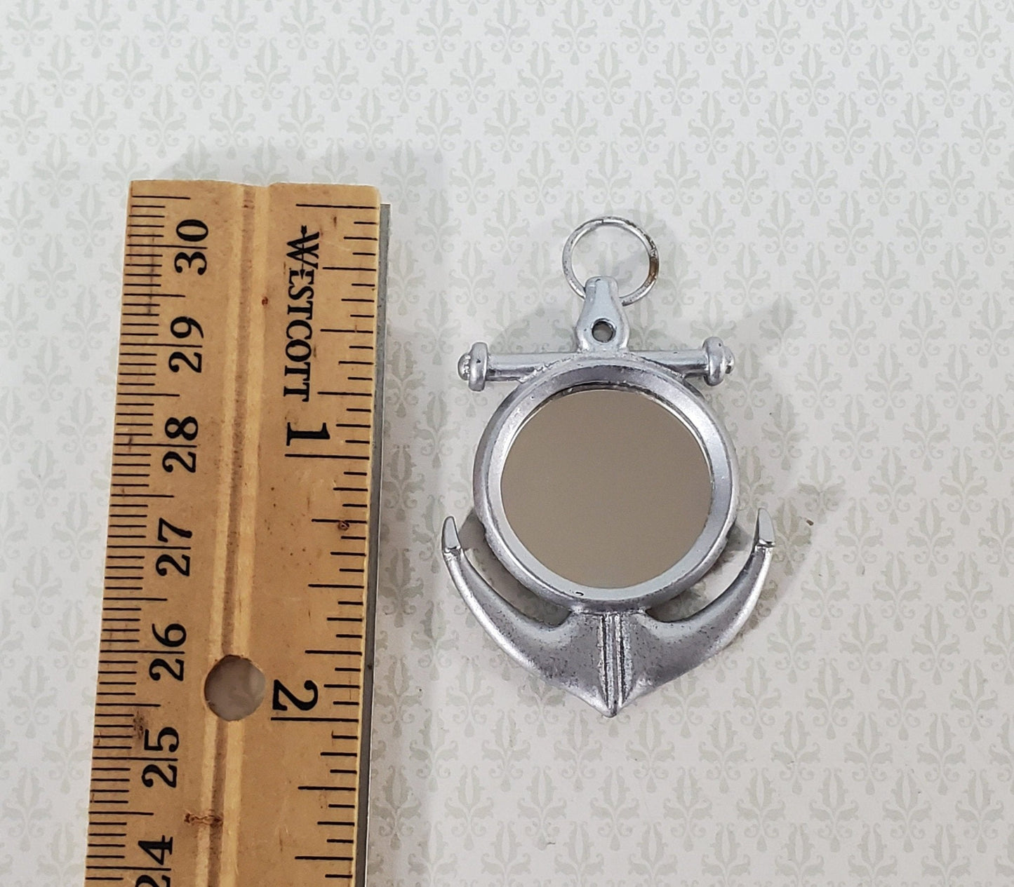 Dollhouse Anchor Mirror Wall Decoration 1:12 Scale Miniature Lighthouse Decor - Miniature Crush