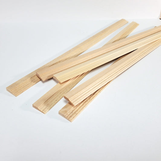Dollhouse Baseboard Skirting Trim Molding 5/8" wide x 12" long 6 Pieces 1:12 Scale 7018 - Miniature Crush
