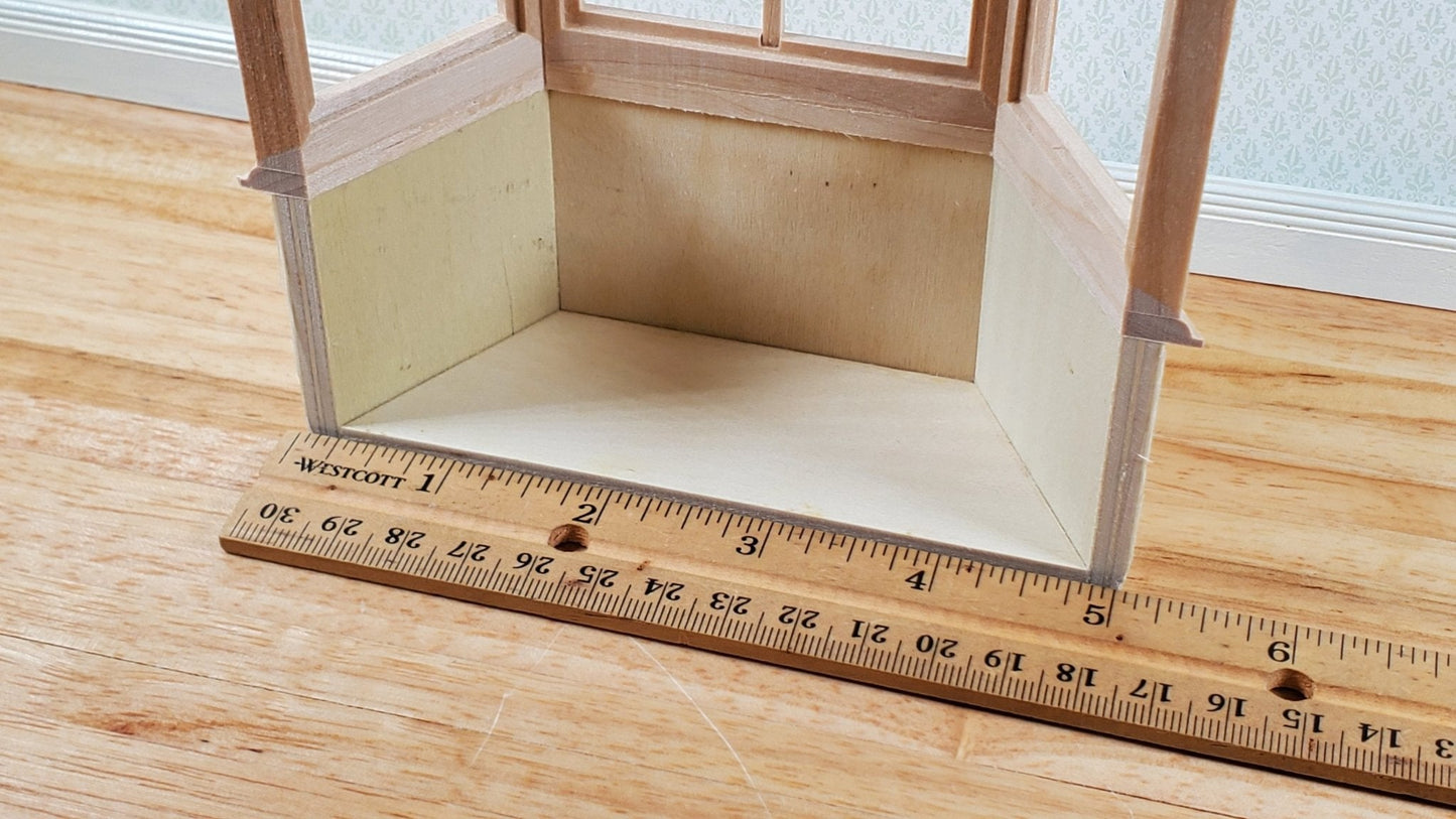 Dollhouse Bay Window Tall 1:12 Scale Miniature Floor to Ceiling DIY - Miniature Crush