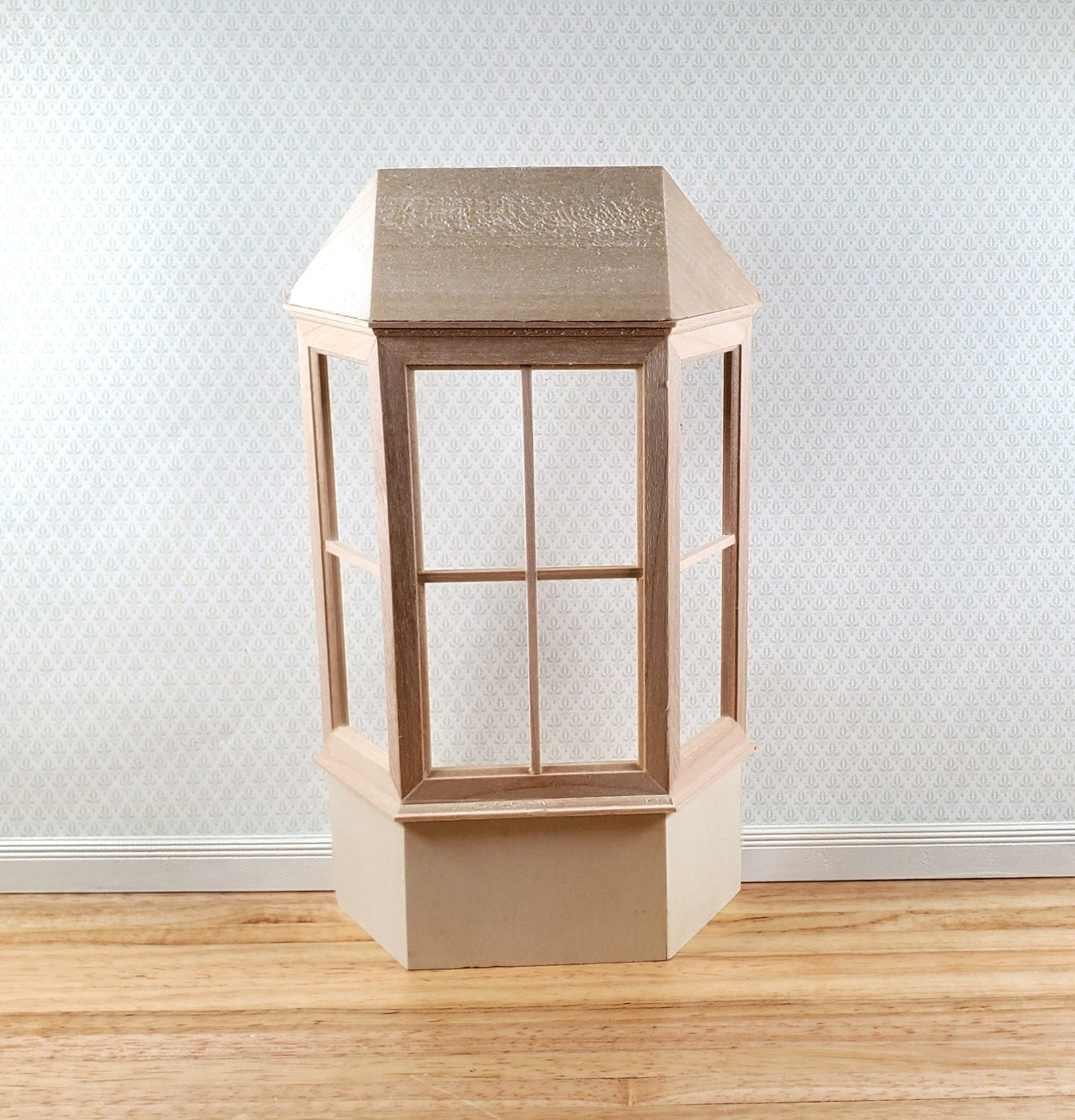 Dollhouse Bay Window Tall 1:12 Scale Miniature Floor to Ceiling DIY - Miniature Crush
