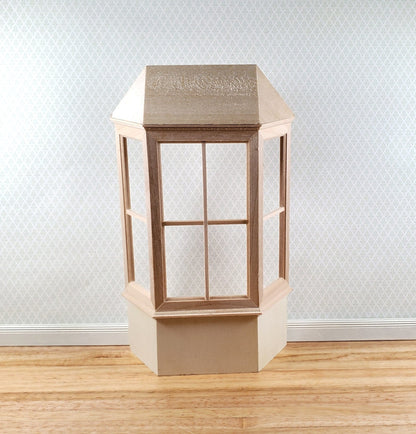 Dollhouse Bay Window Tall 1:12 Scale Miniature Floor to Ceiling DIY - Miniature Crush