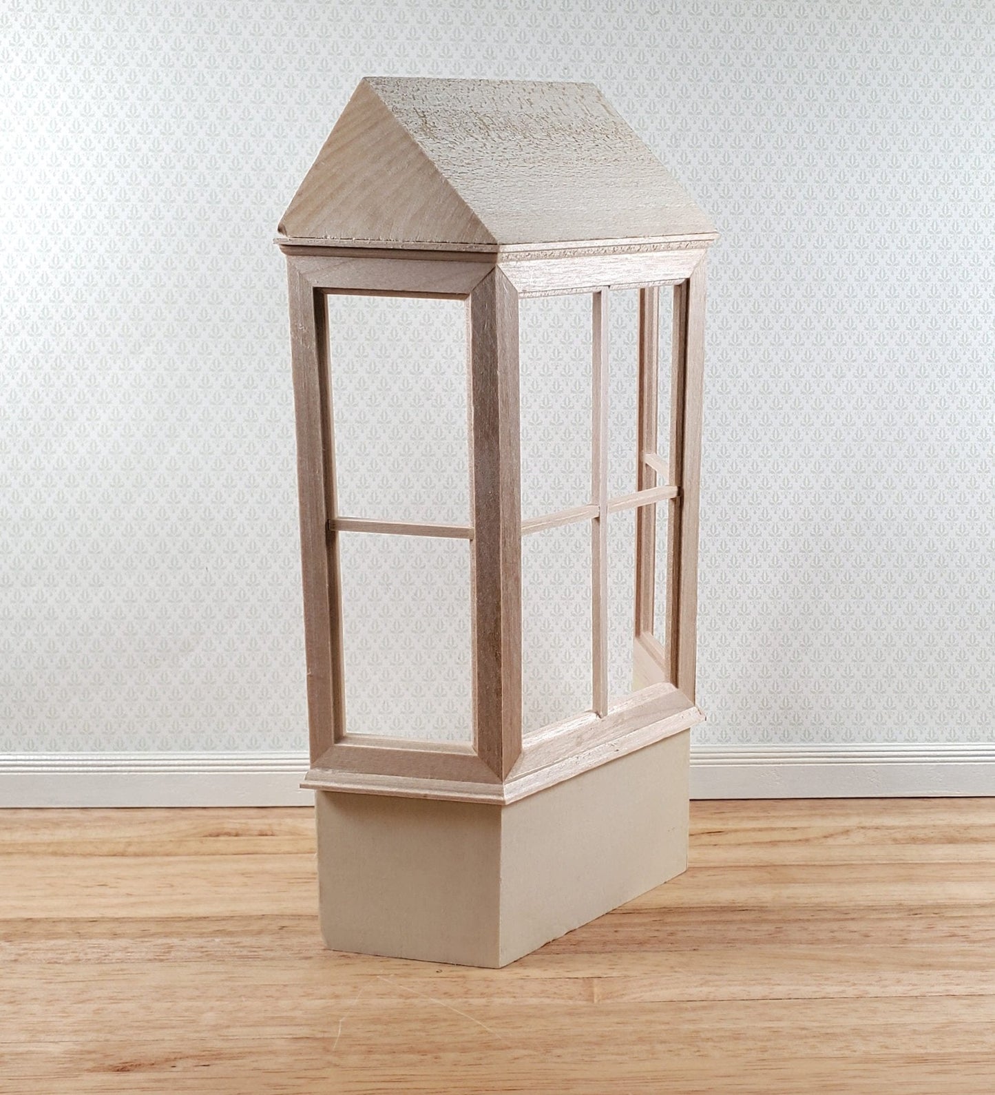 Dollhouse Bay Window Tall 1:12 Scale Miniature Floor to Ceiling DIY - Miniature Crush