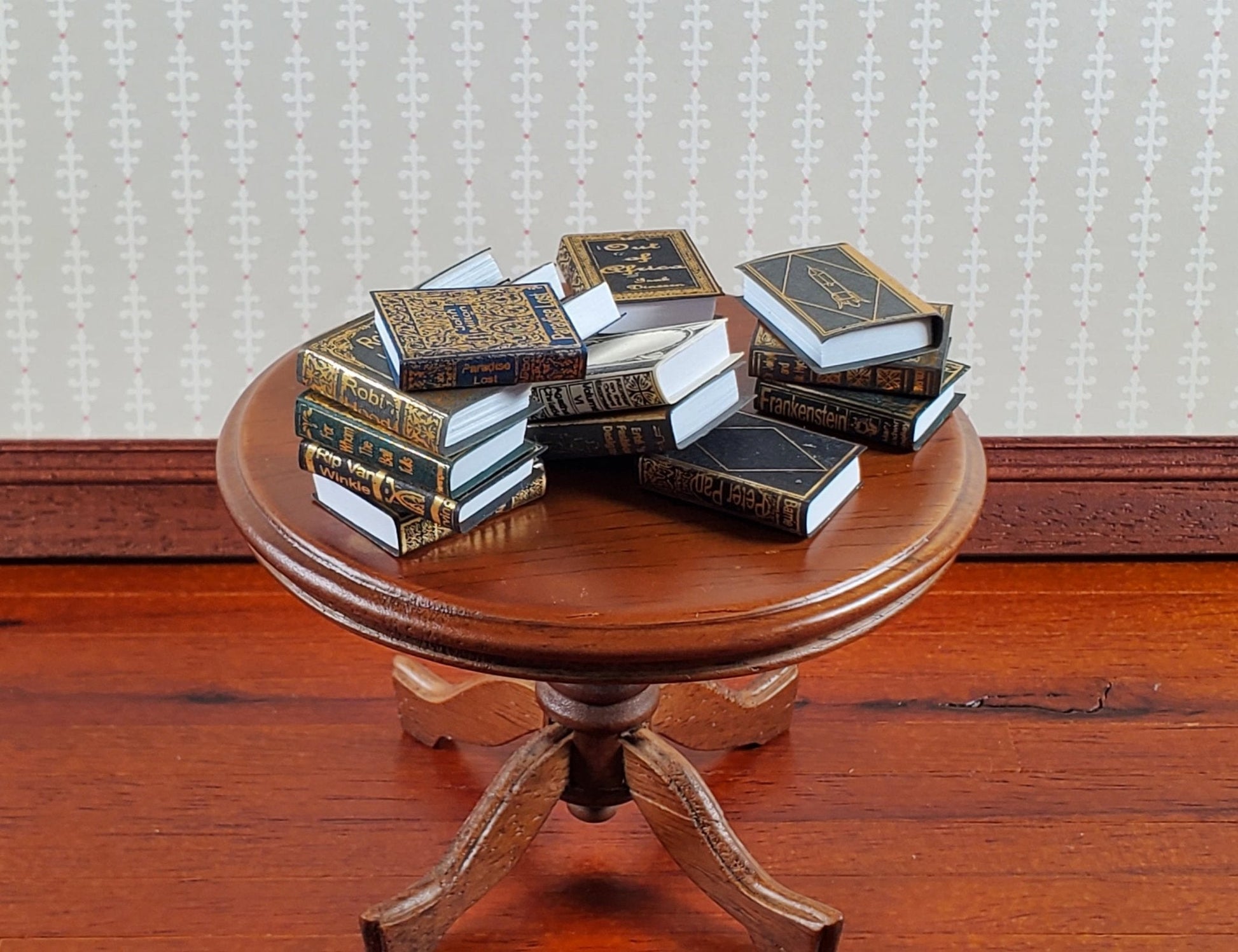 Dollhouse Books x16 Assorted Random Classics 1:12 Scale (blank inside) Handmade - Miniature Crush