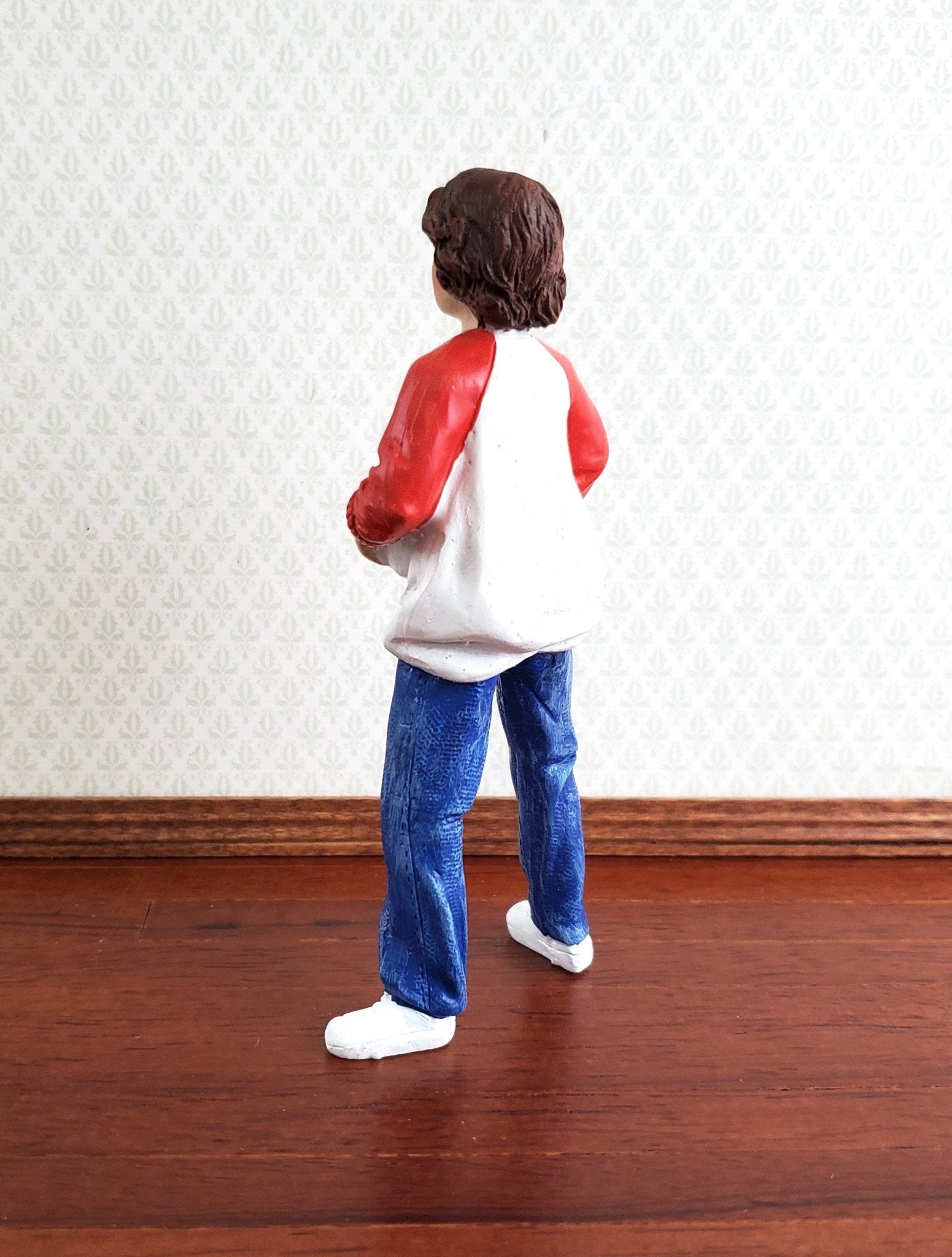 Dollhouse Boy Son Young Teenager Brother Resin Modern Standing 1:12 Scale Miniature - Miniature Crush