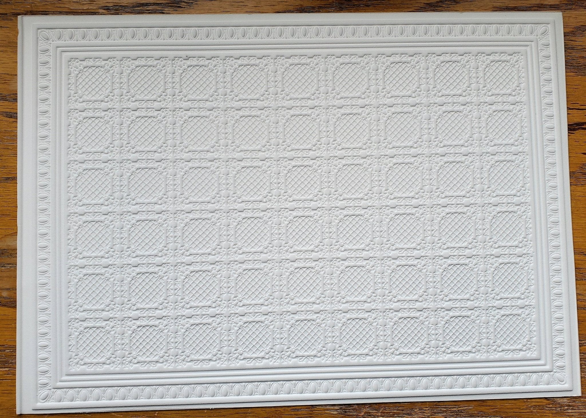 Dollhouse Ceiling Paper Embossed Textured Foam Board 1:12 Scale ...