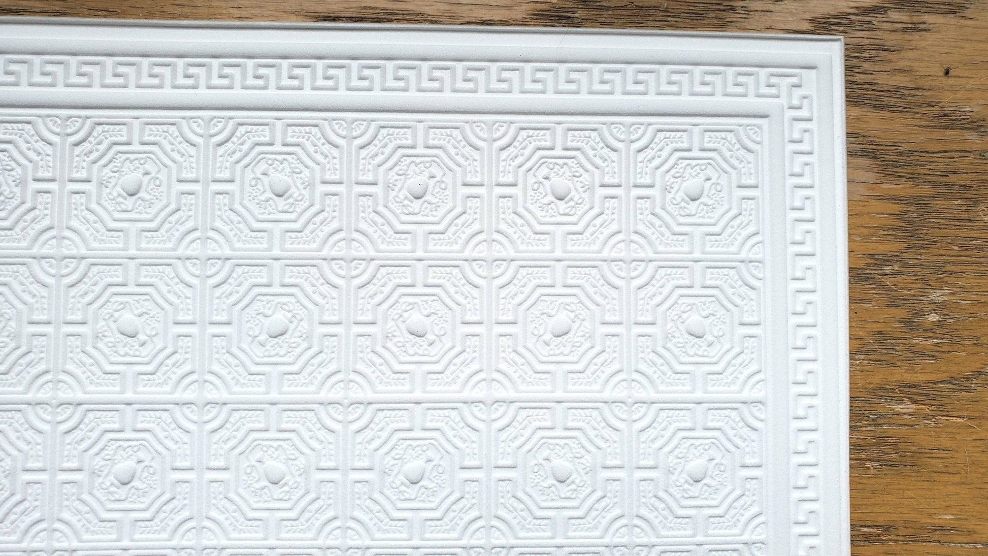 Dollhouse Ceiling Paper Embossed Textured Foam Board 1:12 Scale Miniature World Model 34944 - Miniature Crush