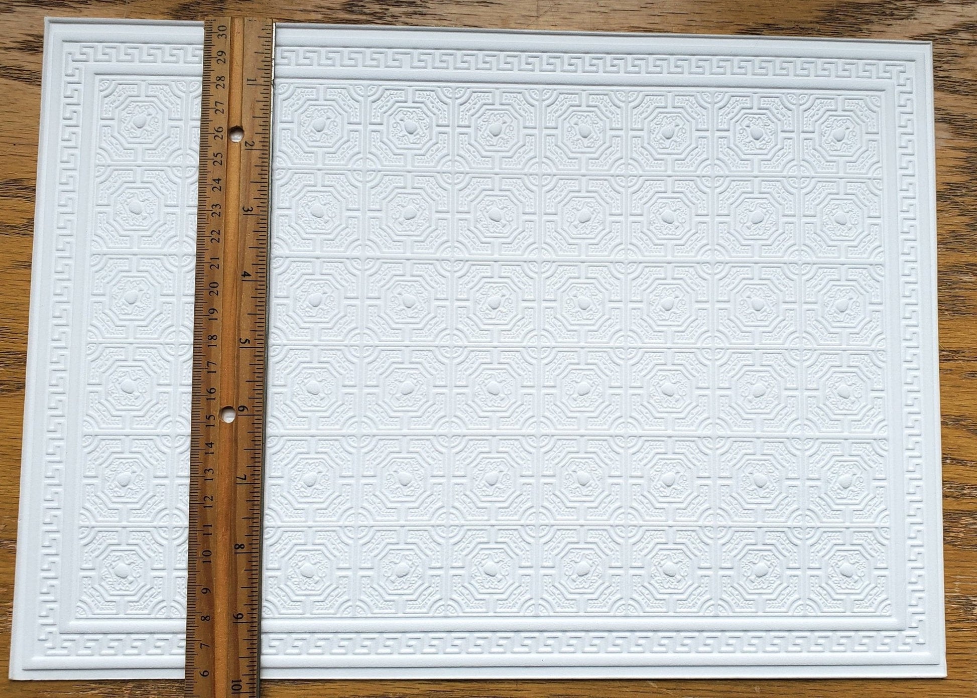 Dollhouse Ceiling Paper Embossed Textured Foam Board 1:12 Scale Miniature World Model 34944 - Miniature Crush