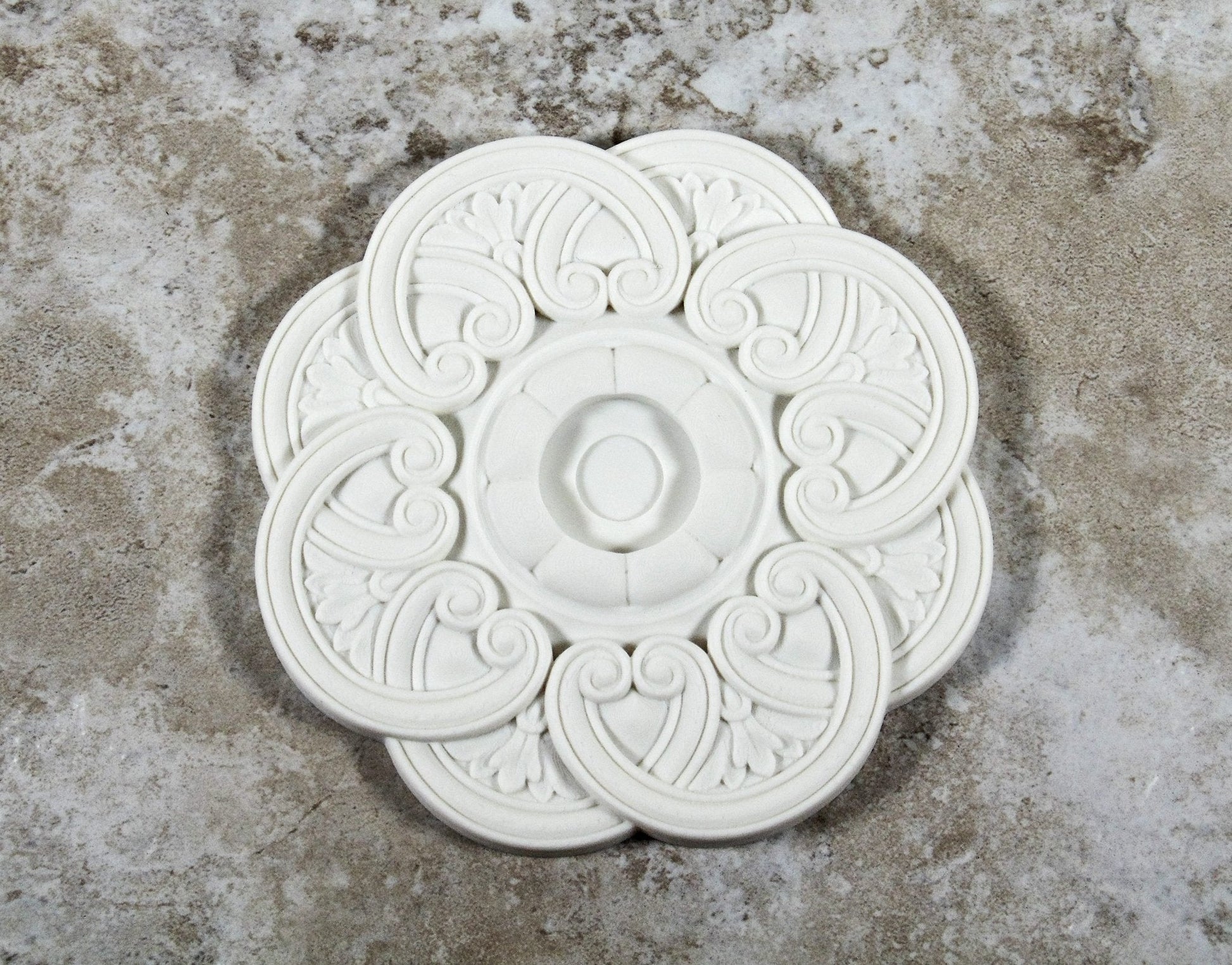 Dollhouse Ceiling Rose Medallion for Battery Lights 1:12 Scale Miniature MC178 - Miniature Crush