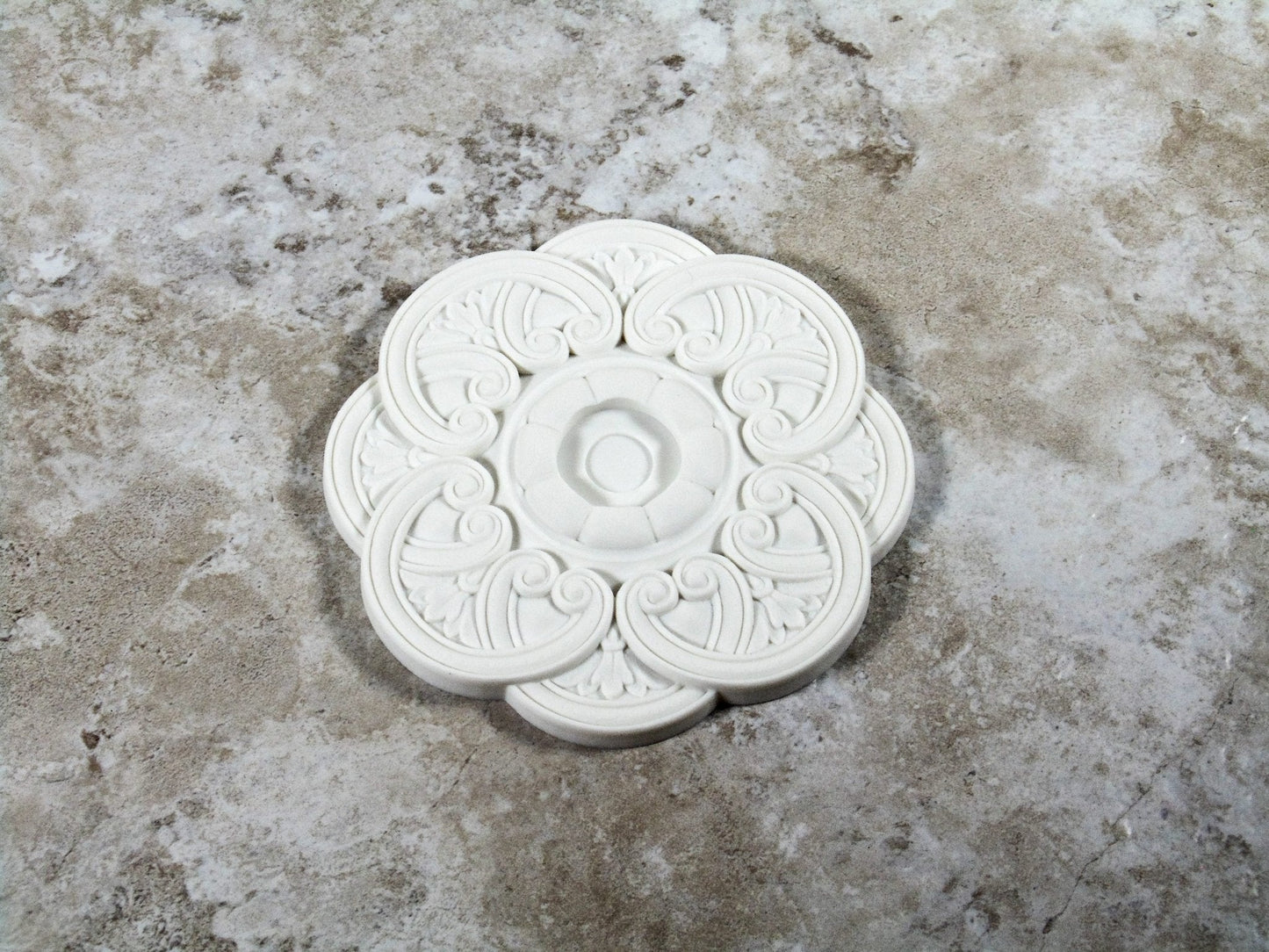Dollhouse Ceiling Rose Medallion for Battery Lights 1:12 Scale Miniature MC178 - Miniature Crush