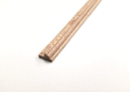 Dollhouse Chair Rail or Picture Frame Molding Trim 1/4" wide x 18" long 1:12 Scale - Miniature Crush