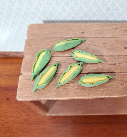 Dollhouse Corn on the Cob 6 Pieces 1:12 Scale Food Kitchen Falcon Miniatures - Miniature Crush