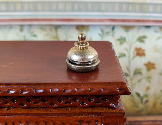 Dollhouse Counter or Desk Bell Handmade Kim's Minis 1:12 Scale Miniature Accessory - Miniature Crush