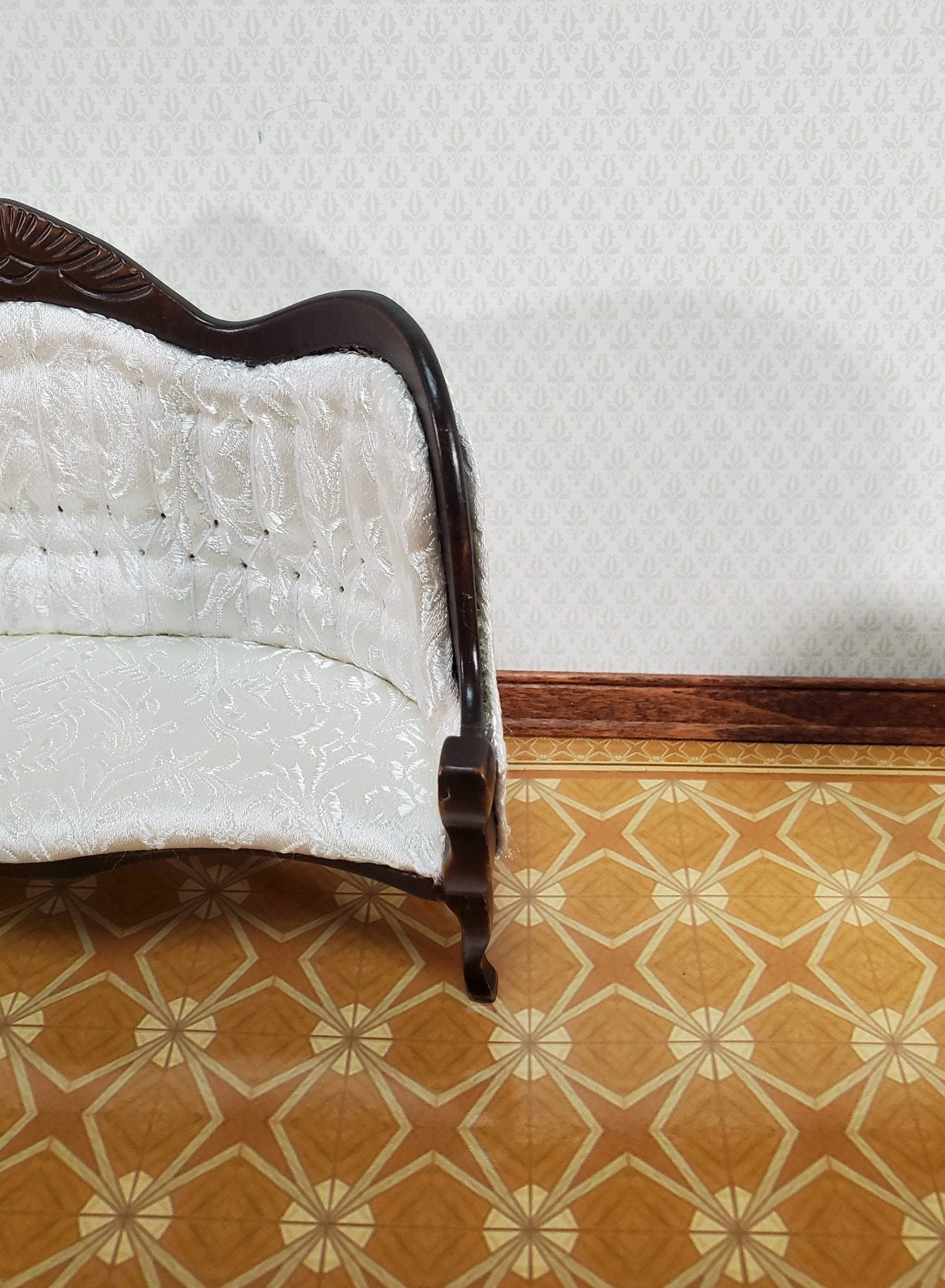 Dollhouse Faux Wood Flooring Heavy Paper Sheet 1:12 Scale Miniature World Model - Miniature Crush