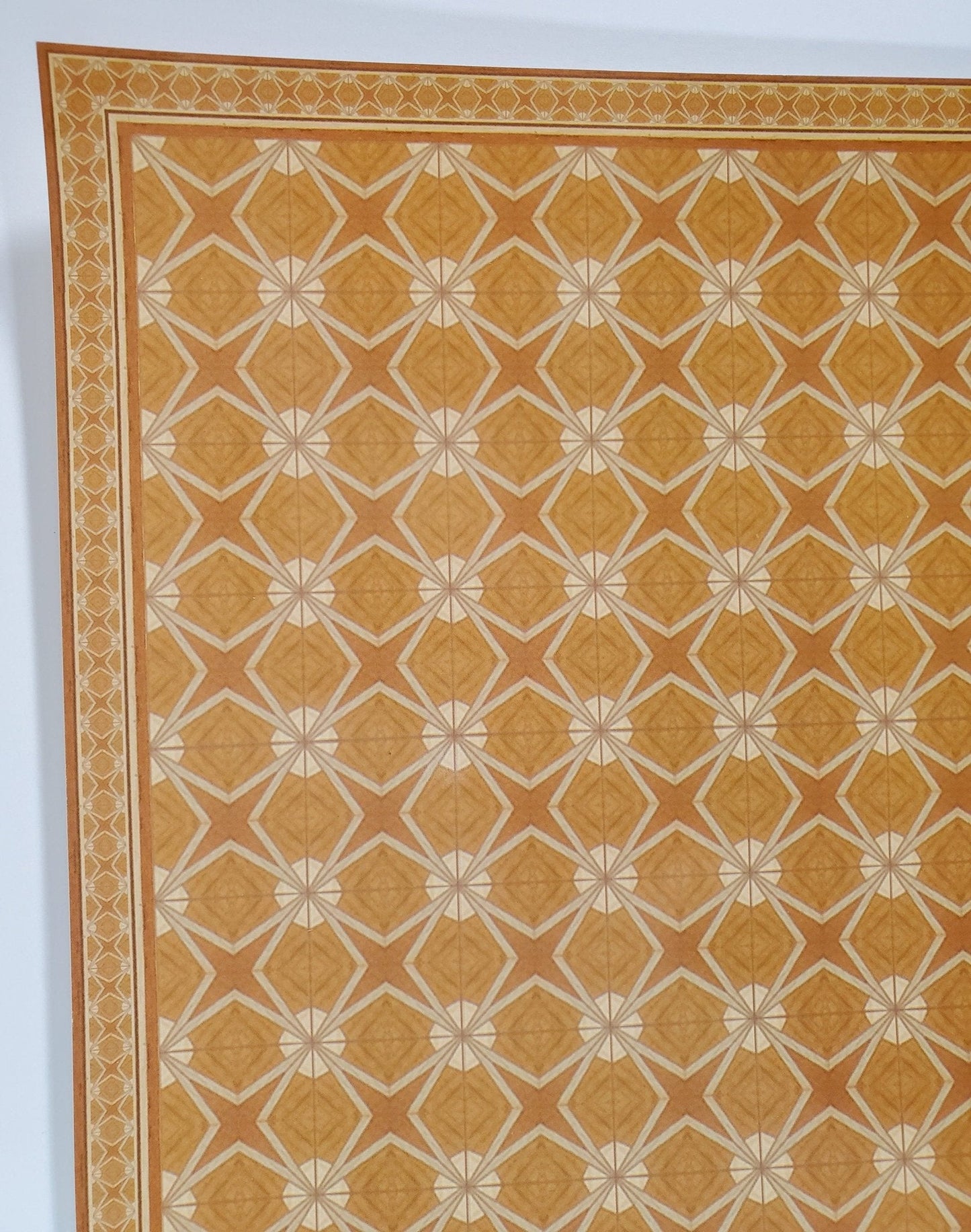 Dollhouse Faux Wood Flooring Heavy Paper Sheet 1:12 Scale Miniature World Model - Miniature Crush