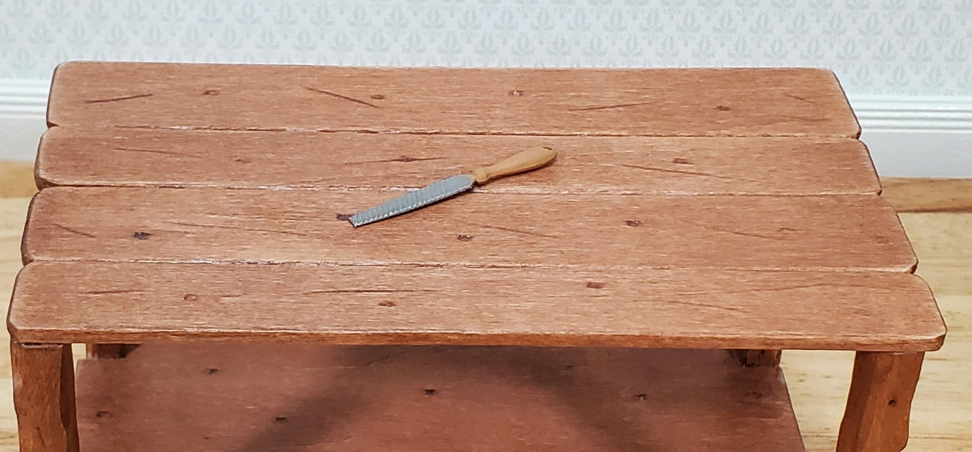 Dollhouse File Rasp Tool Painted Metal 1:12 Scale Miniature Prop Garage Tool Box - Miniature Crush