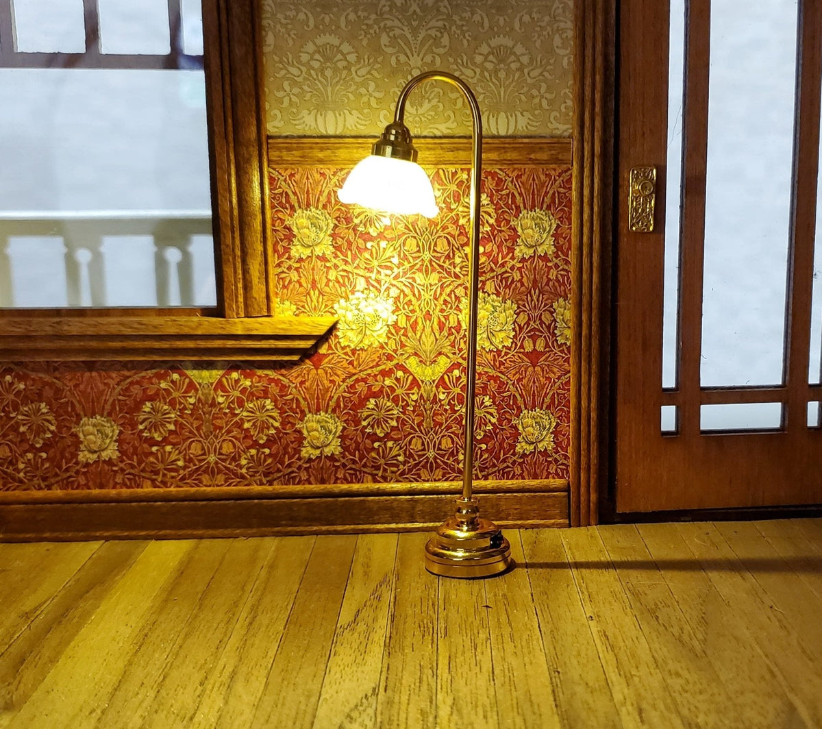 Lampe De Sol Miniature 1/6 Pour Maison De Poupée - Accessoire échelle, Plastique, Neuve