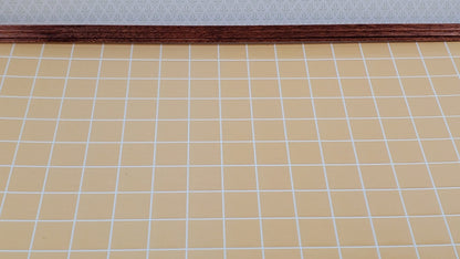 Dollhouse Floor Tile Card Muted Yellow 1:12 Scale Miniature Flooring World Model - Miniature Crush