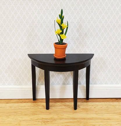 Dollhouse Gladiolus Flowers Yellow in Terra Cotta Planter Pot 1:12 Scale Garden by Falcon Miniatures - Miniature Crush