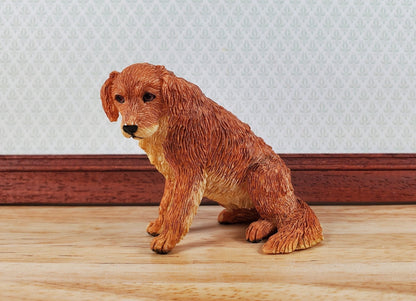 Dollhouse Golden Retriever Dog Pet 1:12 Scale Miniature Animal - Miniature Crush