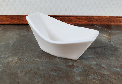Dollhouse HALF SCALE Bathtub Soaking Tub Modern Style Farmhouse 1:24 Miniature - Miniature Crush