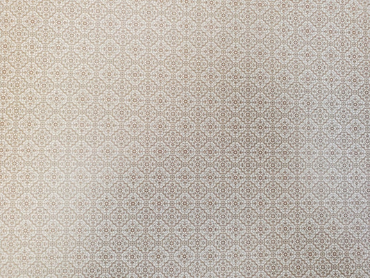 Dollhouse HALF SCALE Floor Tile Paper Bronze on White 1:24 Scale by Itsy Bitsy - Miniature Crush