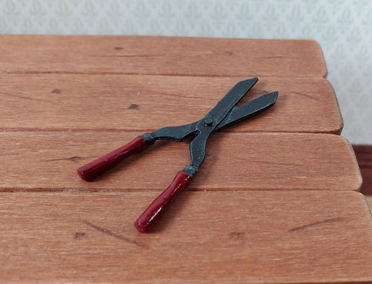 Dollhouse Hedge Clippers Metal Miniature Garden Accessories Tools 1:12 Sale - Miniature Crush