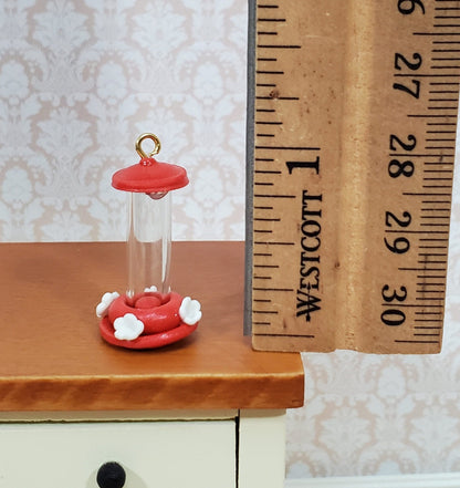 Dollhouse Hummingbird Feeder Fairy Garden 1:12 Scale Miniature Decor - Miniature Crush