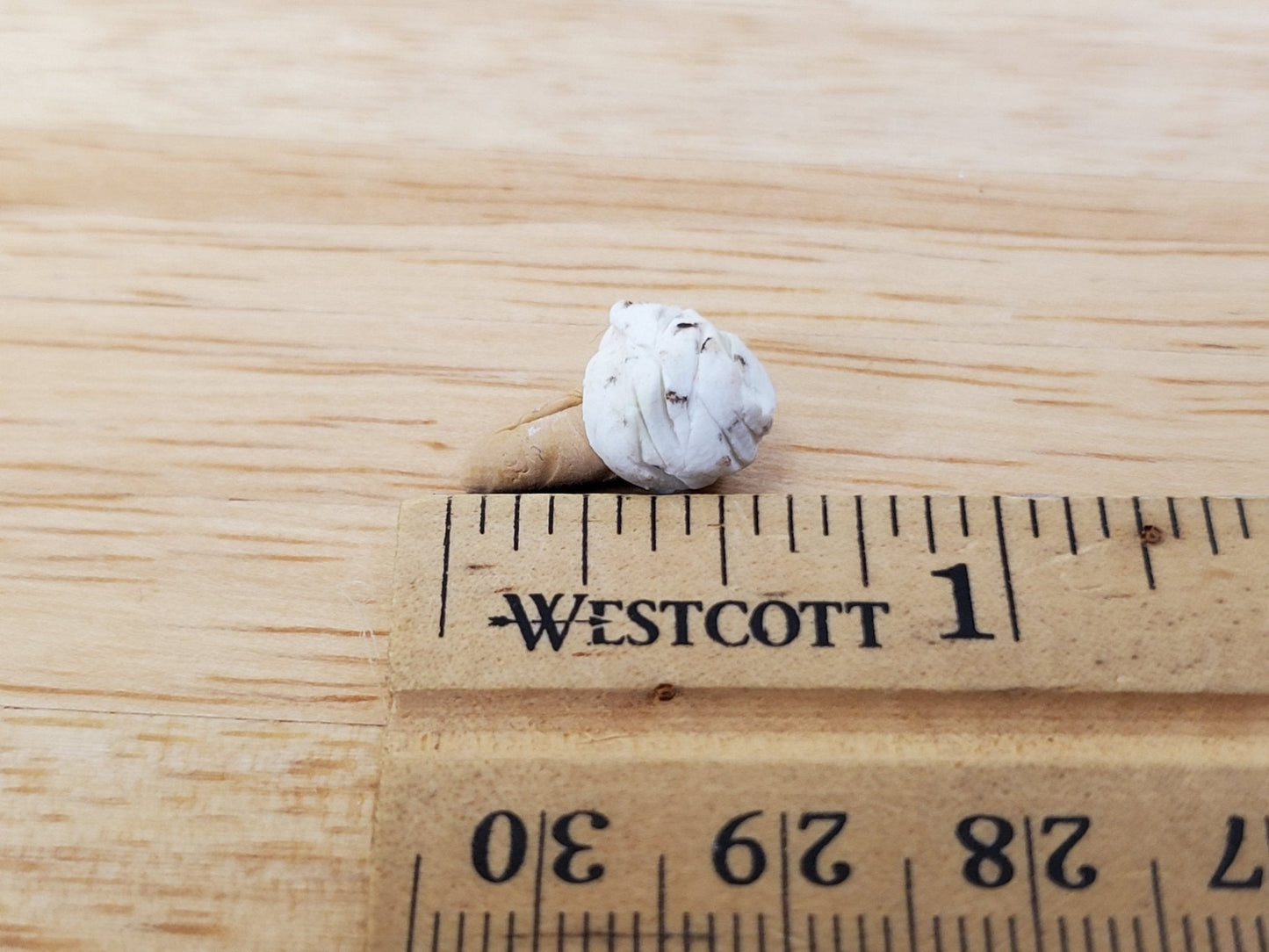 Dollhouse Ice Cream Cone Chocolate Chip 1:12 Scale Miniature Food Hand Crafted - Miniature Crush