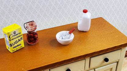 Dollhouse Ice Cream Soup Metal 1:12 Scale Kitchen Miniatures - Miniature Crush