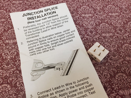 Dollhouse Junction Splice for Copper Tape Wire 4 Prong by Cir-Kit Concepts CK1007 - Miniature Crush