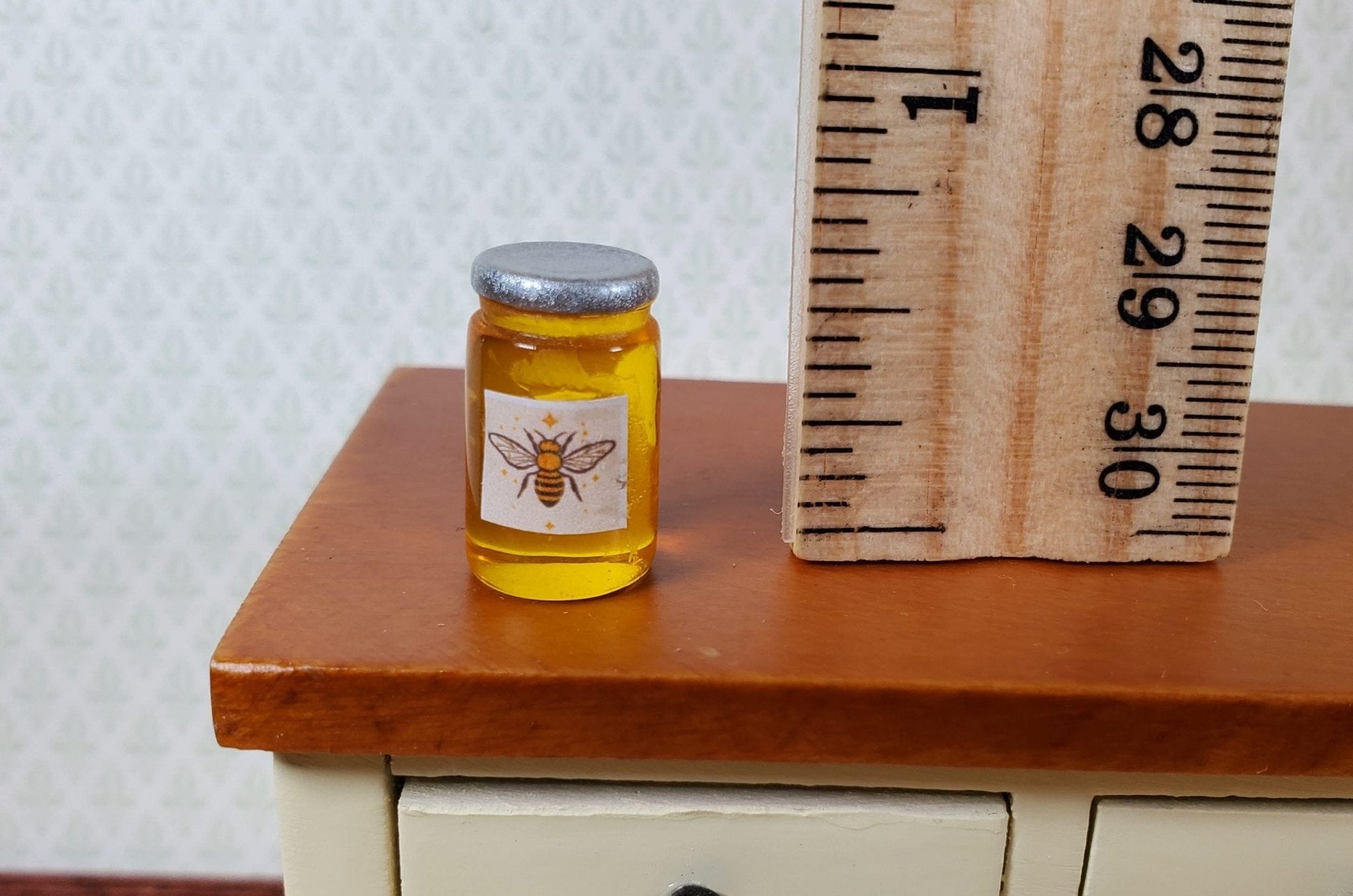 Dollhouse Large Jar of Honey 1:12 Scale Miniature Food Groceries Kitchen - Miniature Crush