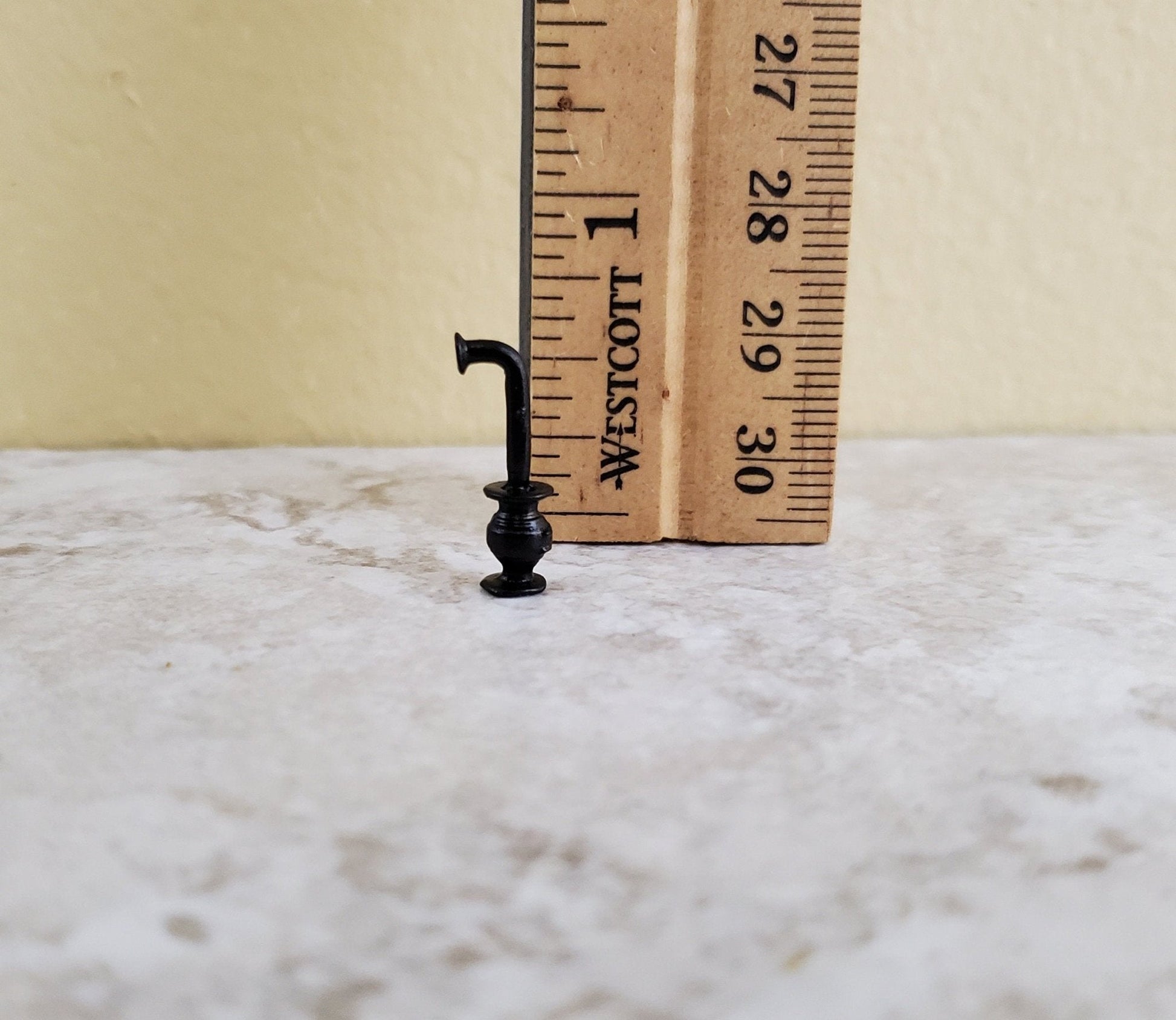 Dollhouse Miniature 1:144 Scale Wood Burning Pot Belly Stove Tiny - Miniature Crush
