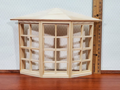 Dollhouse Miniature 3 Bay Window Large 24 Light 1:12 Scale Houseworks 5008 - Miniature Crush