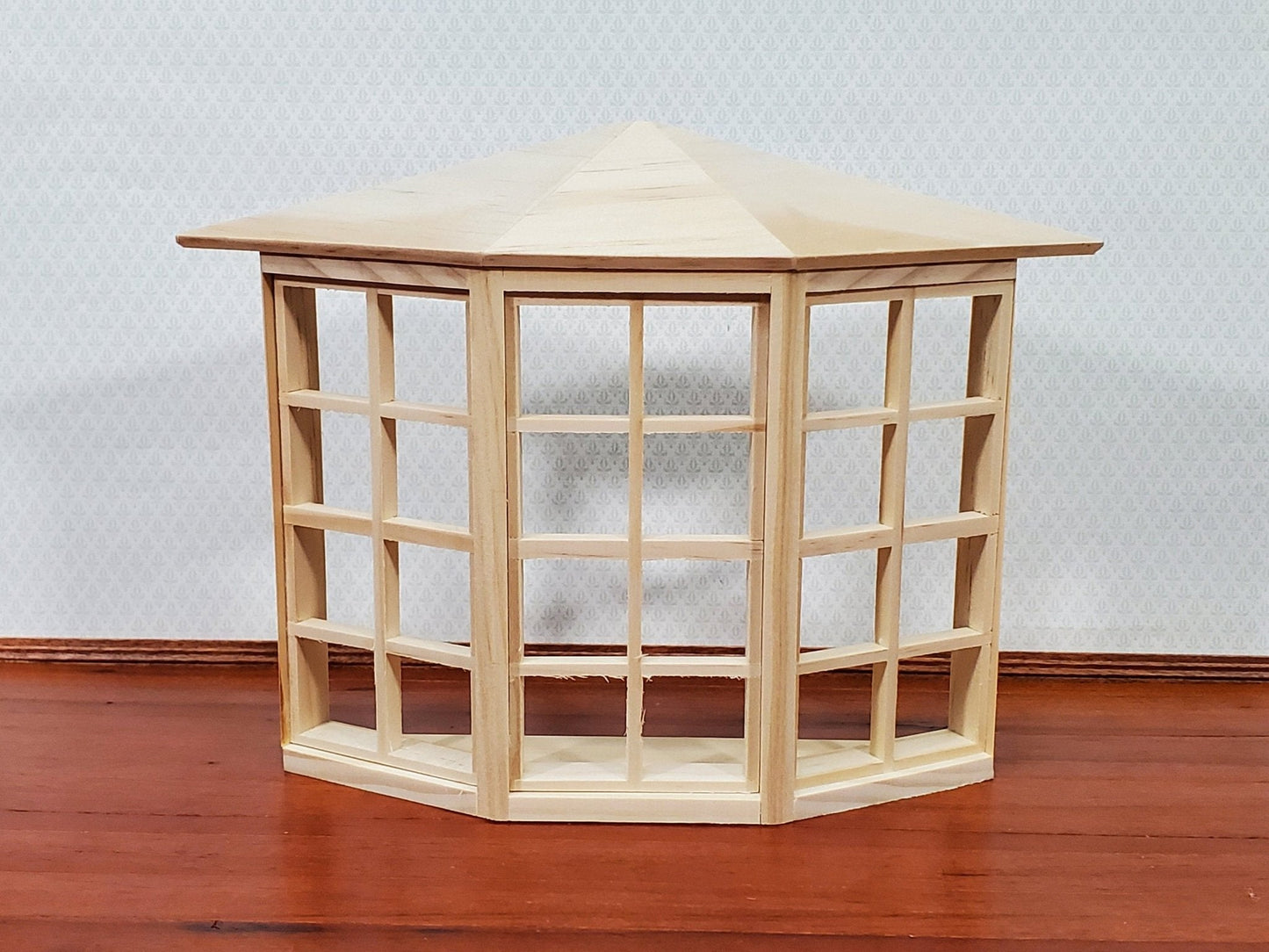 Dollhouse Miniature 3 Bay Window Large 24 Light 1:12 Scale Houseworks 5008 - Miniature Crush