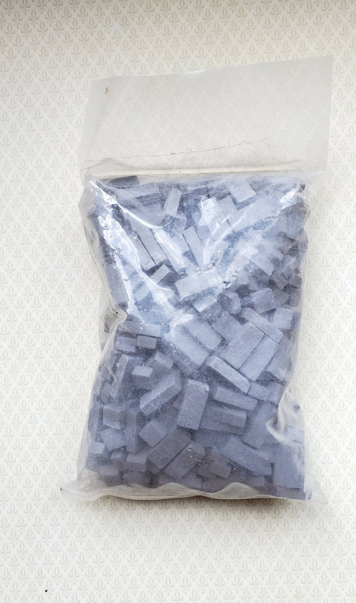 Dollhouse Miniature Bricks Charcoal Gray by Andi Mini Brick & Stone 1:12 Scale 325 Pieces - Miniature Crush