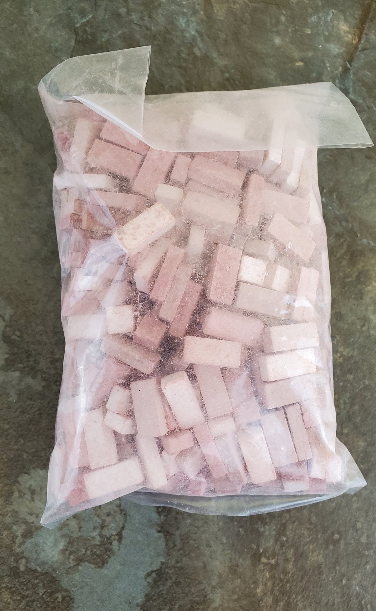 Dollhouse Miniature Bricks "Used Brick" by Andi Mini Brick & Stone 1:12 Scale 325 Pieces - Miniature Crush