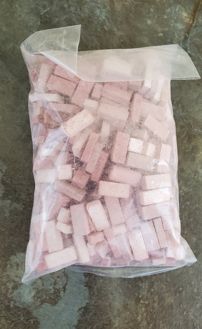 Dollhouse Miniature Bricks "Used Brick" by Andi Mini Brick & Stone 1:12 Scale 325 Pieces - Miniature Crush