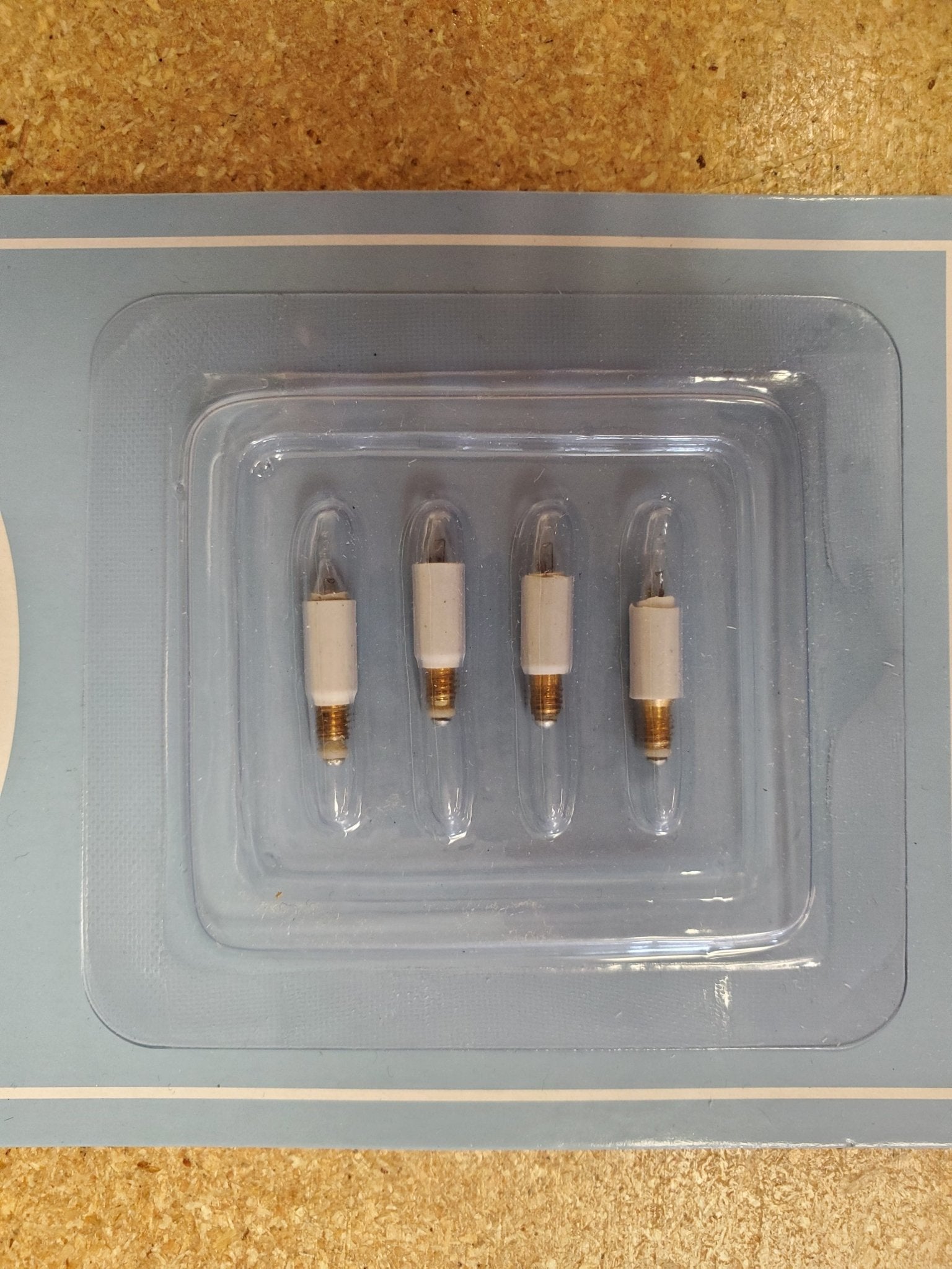 Dollhouse Miniature Candle Stick Bulbs 12 Volt 4 piece 1:12 Scale Replacement Lights - Miniature Crush