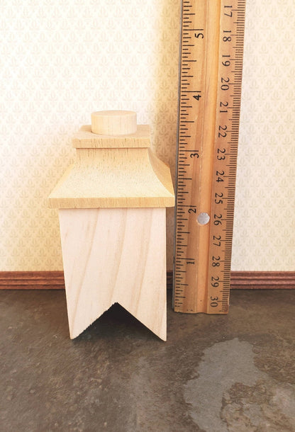 Dollhouse Miniature Chimney Wood 1:12 Scale 45 Degree Pitch Houseworks 2406 - Miniature Crush