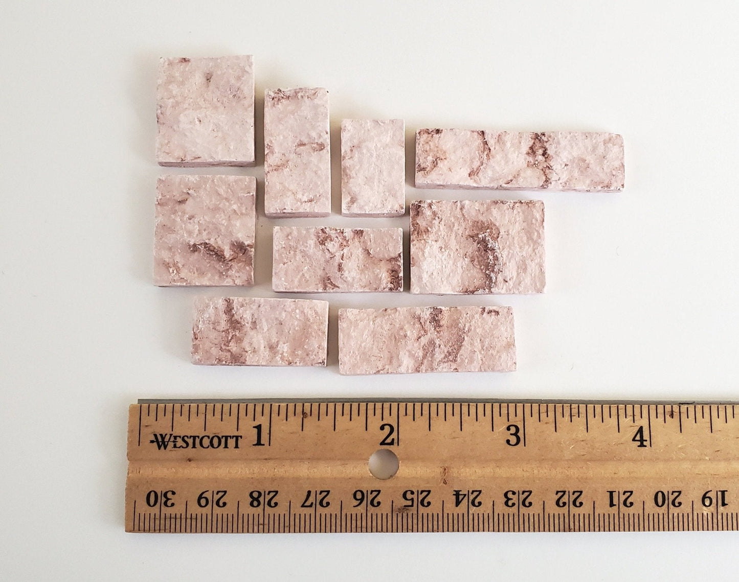 Dollhouse Miniature Cut Stone Brown by Andi Mini Brick & Stone 1:12 Scale 72 sq in AM0724 - Miniature Crush