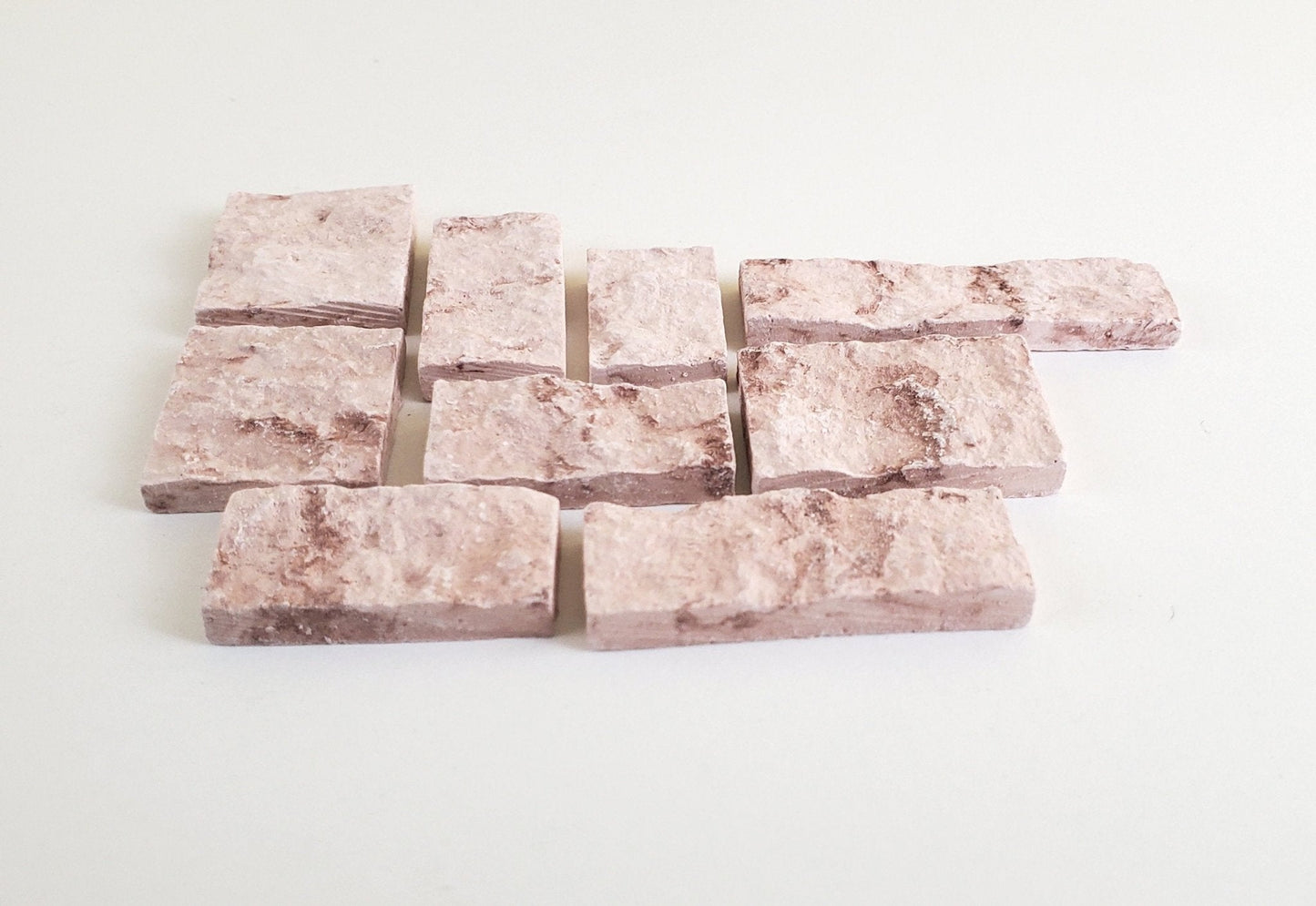 Dollhouse Miniature Cut Stone Brown by Andi Mini Brick & Stone 1:12 Scale 72 sq in AM0724 - Miniature Crush