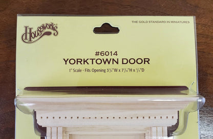 Dollhouse Miniature Door Yorktown 1:12 Scale Interior Exterior Houseworks 6014 - Miniature Crush