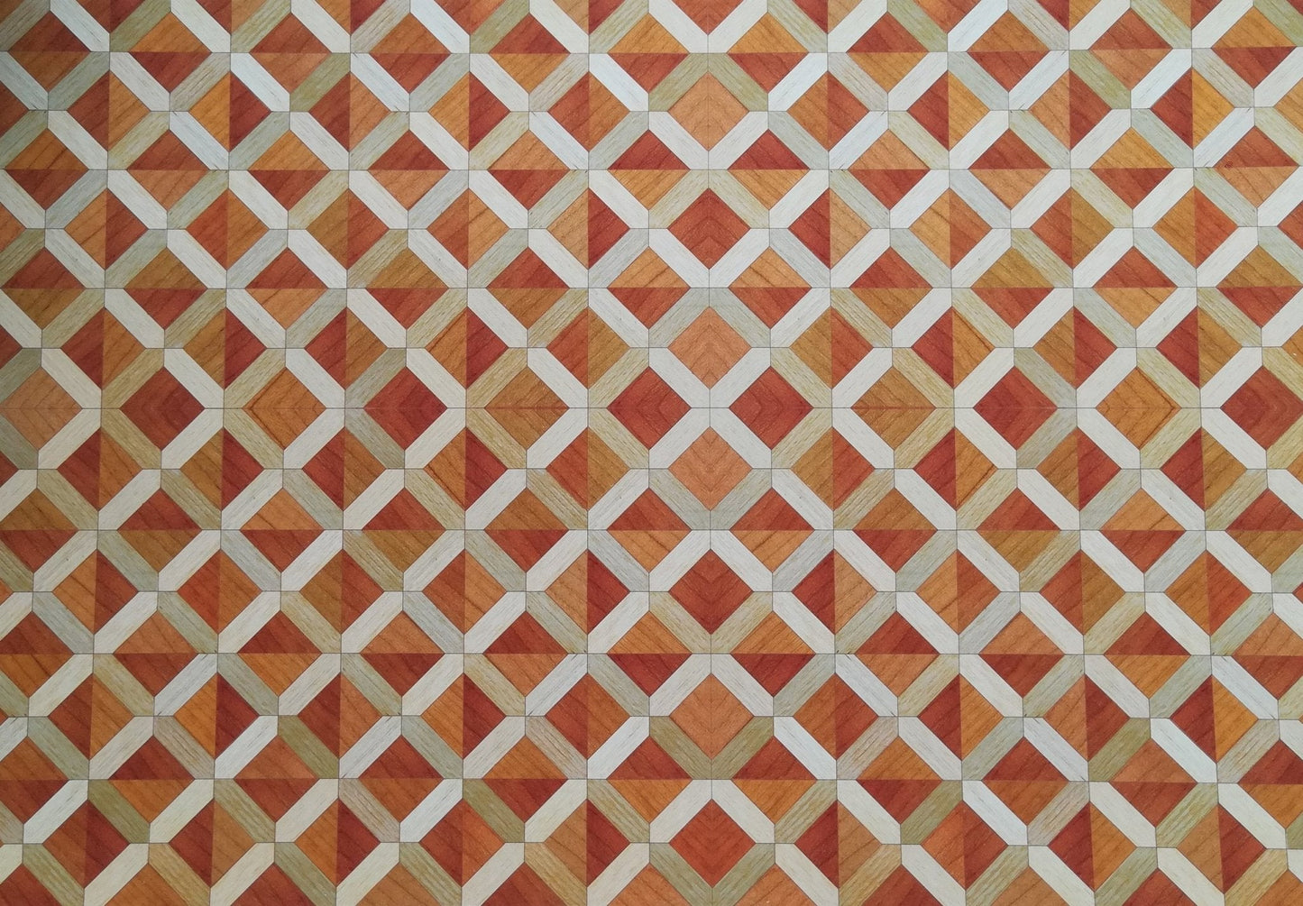 Dollhouse Miniature Faux Wood Parquet Flooring Heavy Paper Sheet 1:12 Scale - Miniature Crush
