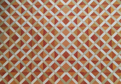 Dollhouse Miniature Faux Wood Parquet Flooring Heavy Paper Sheet 1:12 Scale - Miniature Crush