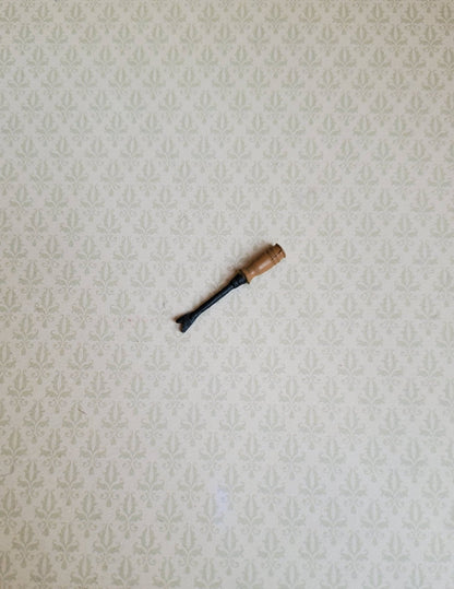 Dollhouse Miniature Garden Dandelion Weeder Gardening Tool 1:12 Scale Metal - Miniature Crush